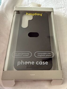 Heyday Black Magnetic Samsung Phone Case NWT